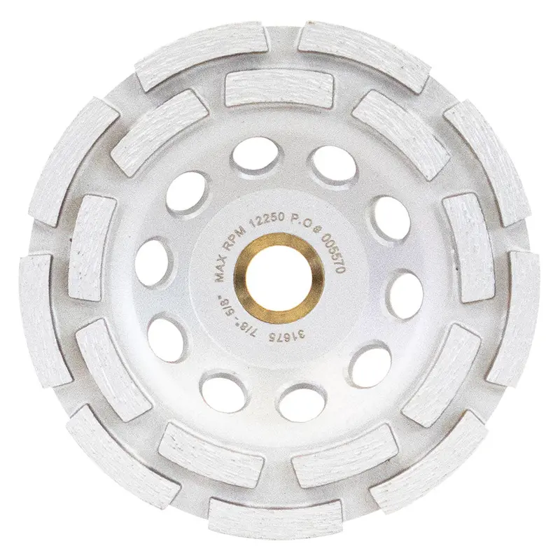 Sabercut 5-Inch Double-Row Diamond Cup Wheel 1