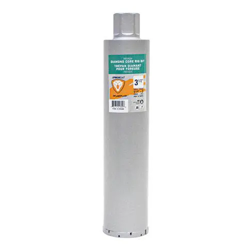 Sabercut Continuous-Wet Diamond Core Bit – 3.5-Inch X 14-Inch Crown 1