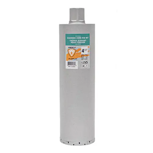 Sabercut Continuous-Wet Diamond Core Bit – 4.5-Inch X 14-Inch Crown 1