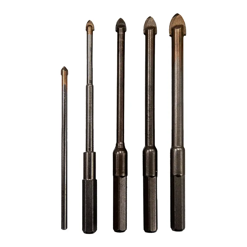 Sabercut Hard Material Drill Bit Set – 5-Piece Masonry & Tile Bits (1/8" To 5/16") 1