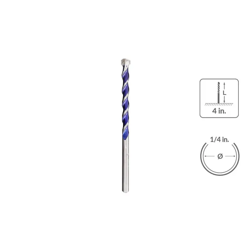 Sabercut Multi-Material Drill Bit – 1/4-Inch X 4-Inch, Universal Application 1