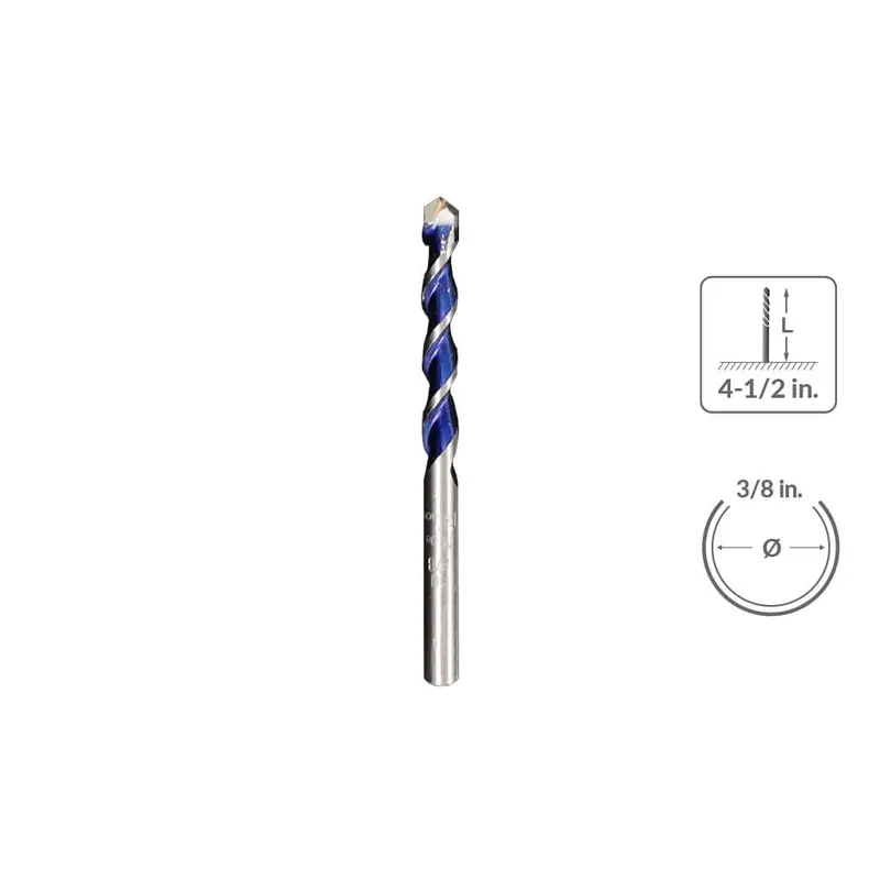 Sabercut Multi-Material Drill Bit – 3/8 In X 4-1/2 In, Compact Design 1