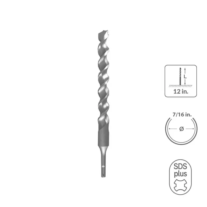 Sabercut Sds-Plus Dual-Cutter Drill Bit – 7/16" X 10" X 12" 1