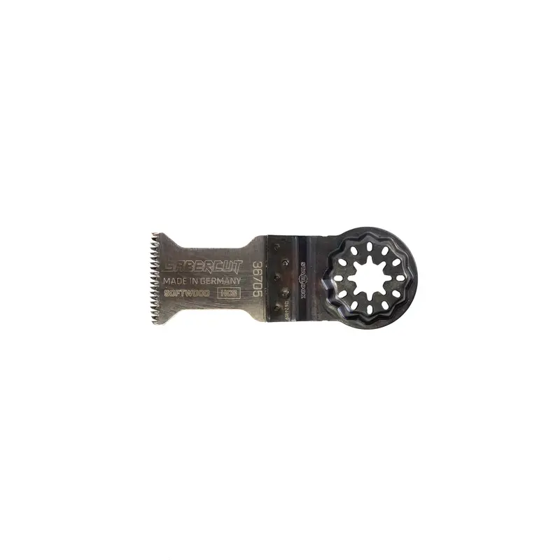 Sabercut Starlock 1-3/8" X 2" High-Carbon Steel Wood-Cutting Multi-Tool Blade (5-Pack) 1