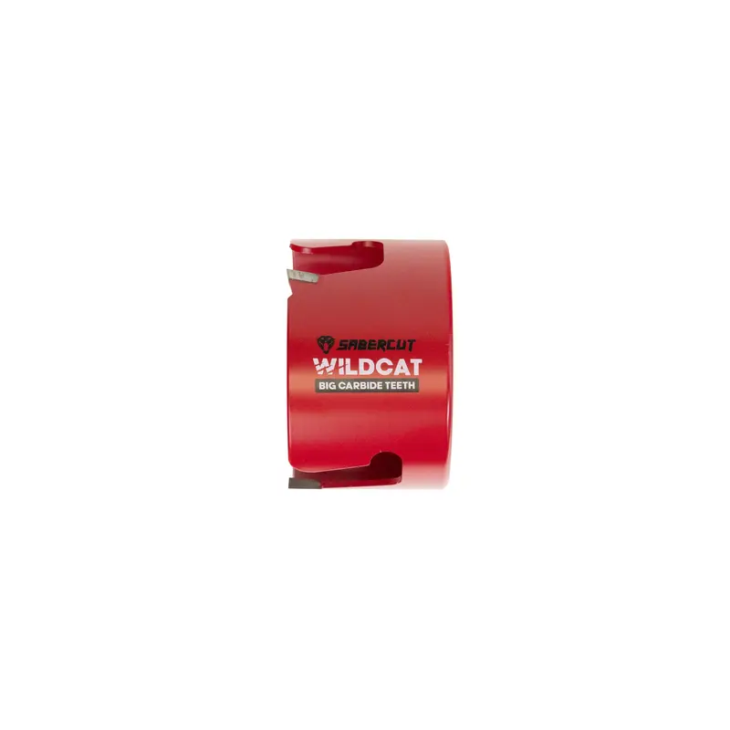 Sabercut Wildcat 4-1/4" Carbide-Rimmed Rough-In Hole Saw For Quick Framing Cuts 1