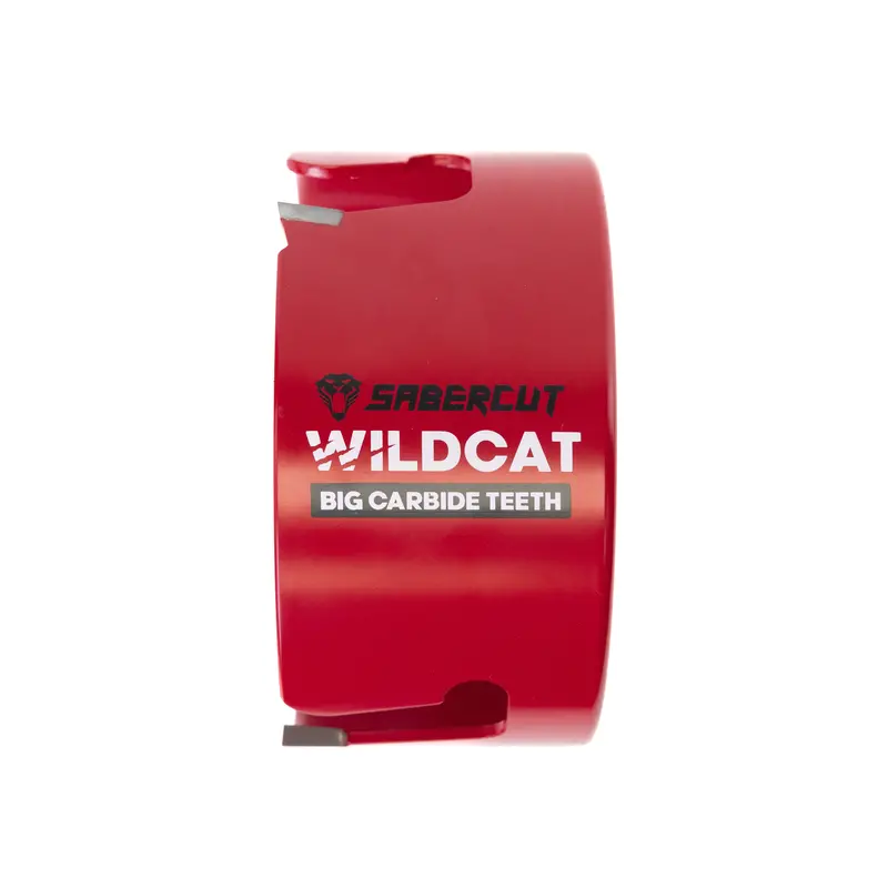 Sabercut Wildcat 5-1/4" Carbide-Tipped Rough-In Hole Saw For Fast Drywall And Wood Cutting 1