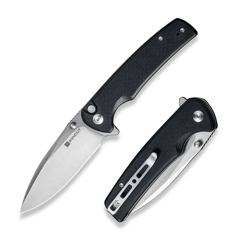Sachse Flipper Folding Knife – 3.47" 9Cr18Mov Drop Point Blade 1
