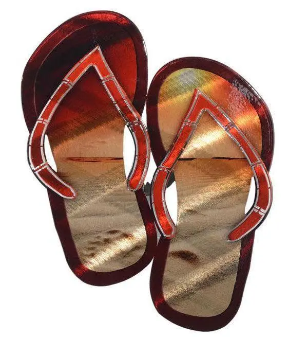Sandals Flip-Flop Metal Wall Decor 1