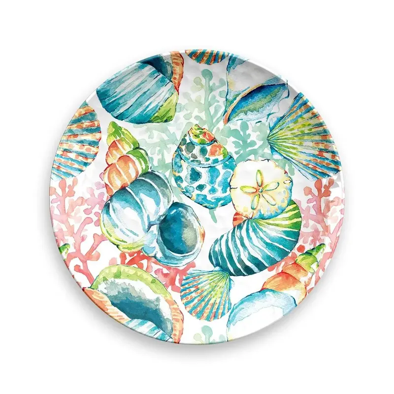 Sandbar Brights 8.5-Inch Salad Plate – Colorful Ceramic Dish 1