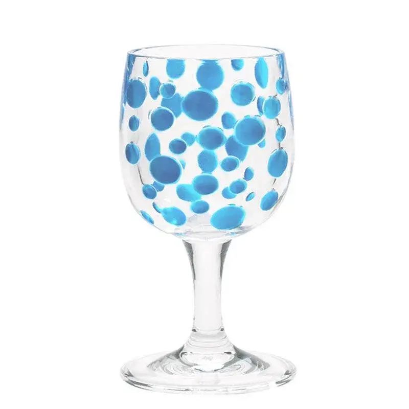 Satin Pearl Light Sapphire 8Oz Stemless Wine Glass 1