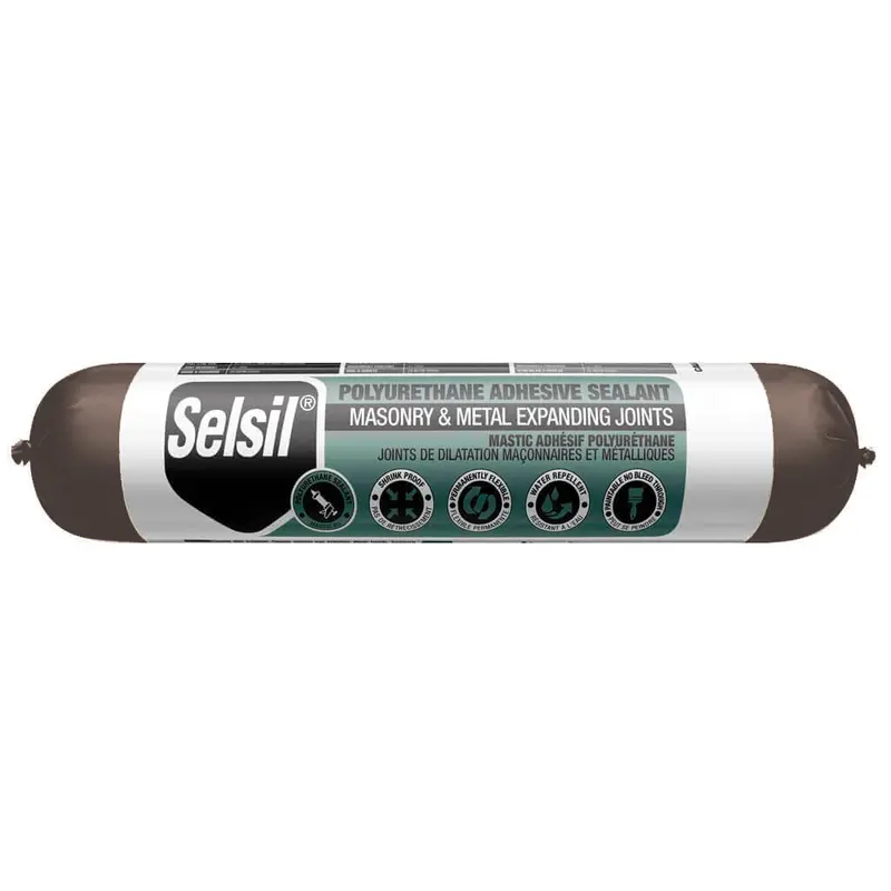Selsil 600 Ml Bronze Polyurethane Joint Sealant – Expanding Masonry & Metal Adhesive (Sausage Pack) 1