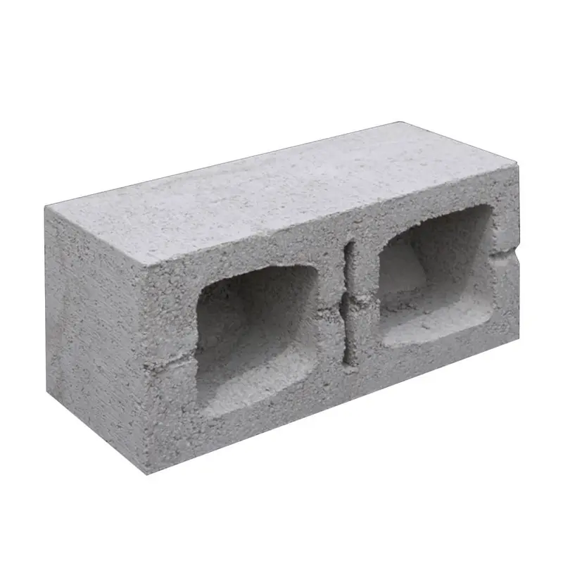 Semi-Solid Concrete Block – 9.5 In. X 7.5 In. X 15.5 In. For Foundation Work 1