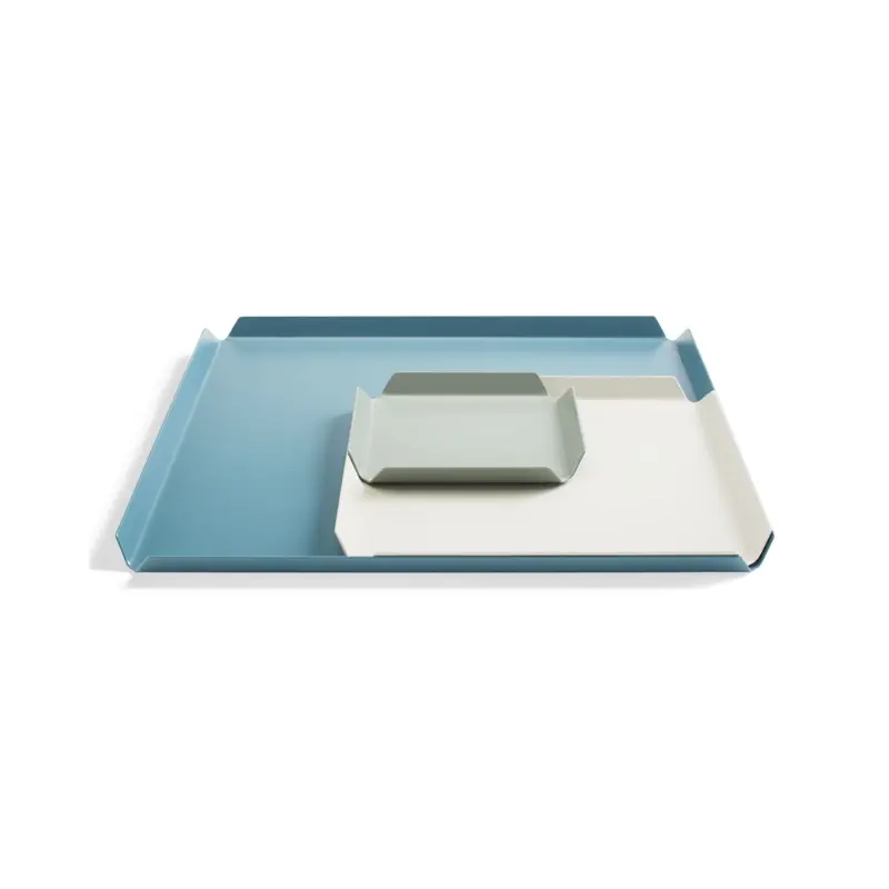 Set Of Three 100% Recycled Material Serving Trays 1