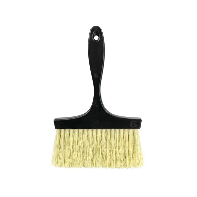 Simms Bk-Kw2027 7" Kalsomine Brush – Black Fiberglass Handle, Tampico Fibre Bristles, White Wash Finish 1
