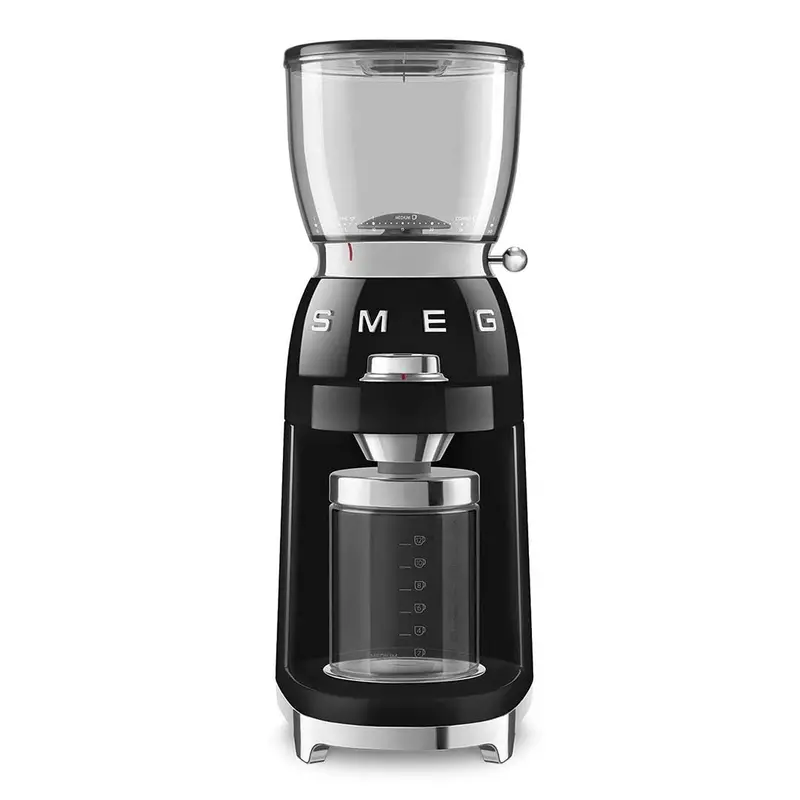 Smeg 50S Retro Coffee Grinder – Stainless Steel Burr Mill With Vintage Styling 1