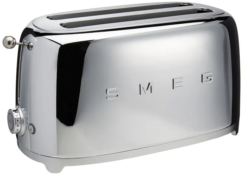 Smeg Retro 4-Slice Toaster In Stainless Steel – Open-Box Deal 1