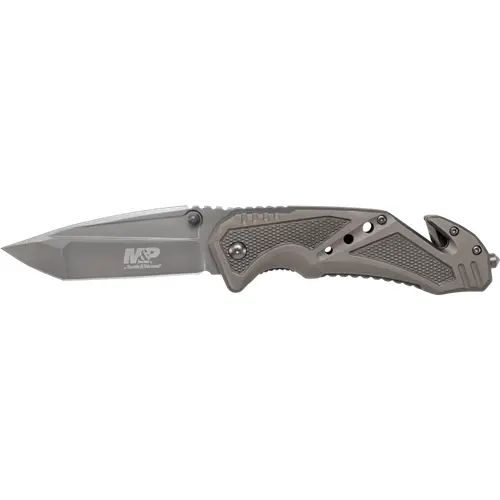 Smith & Wesson M&P Folding Utility Knife – Seatbelt Cutter Included 1