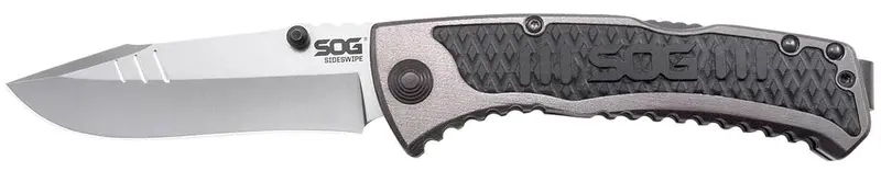 Sog Sideswipe Folding Knife – Grey Titanium Coating 1