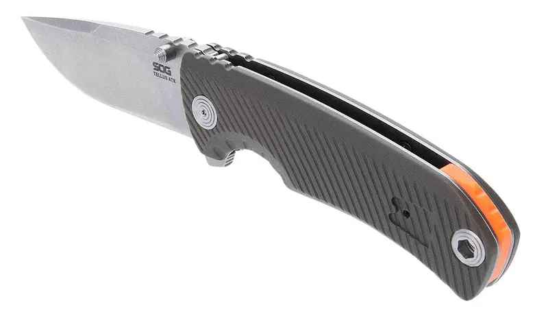 Sog Tellus At Knife – Od Green And Orange Tactical Design 1