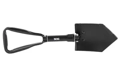 Sog Xl Entrenching Tool – Heavy-Duty Folding Shovel With Black Finish And Sheath 1