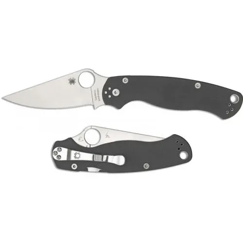 Spyderco Paramilitary 2 – C81Gpdgy2 G10 Folder 1