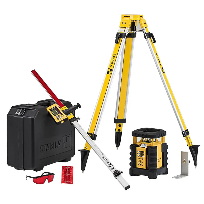 Stabila Lar350 Dual-Slope Rotary Laser Kit – 2600 Ft. Range 1