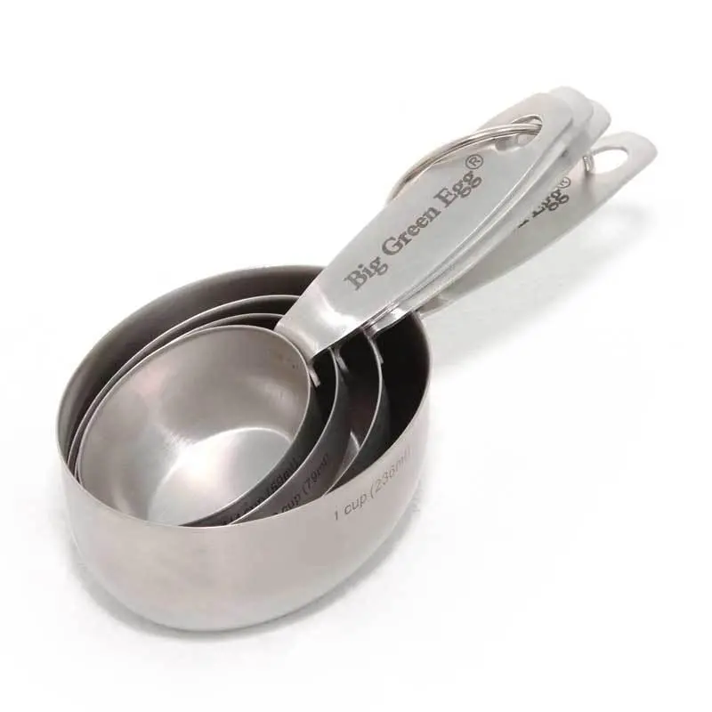 Stainless Steel Measuring Cups For Big Green Egg Cooking 1
