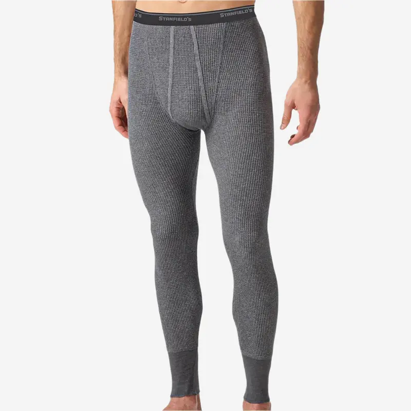 Stanfield'S Essentials Waffle-Knit Thermal Long Johns – Soft Cotton Blend Base Layer 1