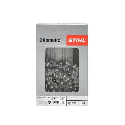 Stihl 0.375 In. × 0.043 In. Chainsaw Chain – 44 Drive Links (3610 002 0044/61Pmmc344E) 1