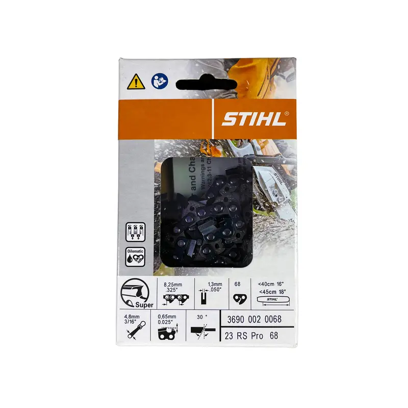 Stihl 23Rsp68E .325" Pitch Chainsaw Chain – 68 Drive Links, .050" Gauge 1