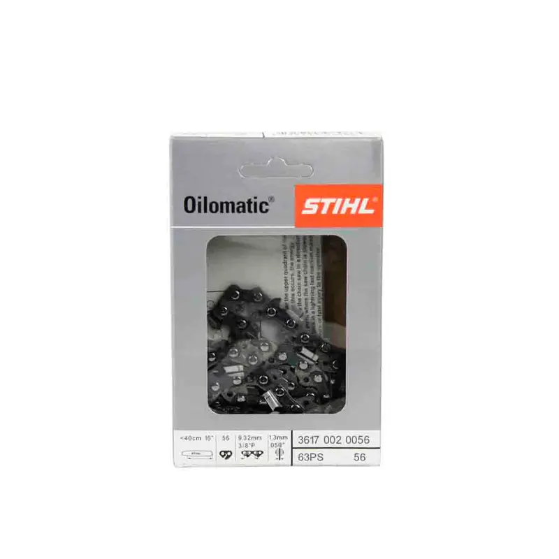 Stihl 3617 002 0056 Chainsaw Chain – .375-Inch Pitch, .050-Gauge, 56 Drive Links 1