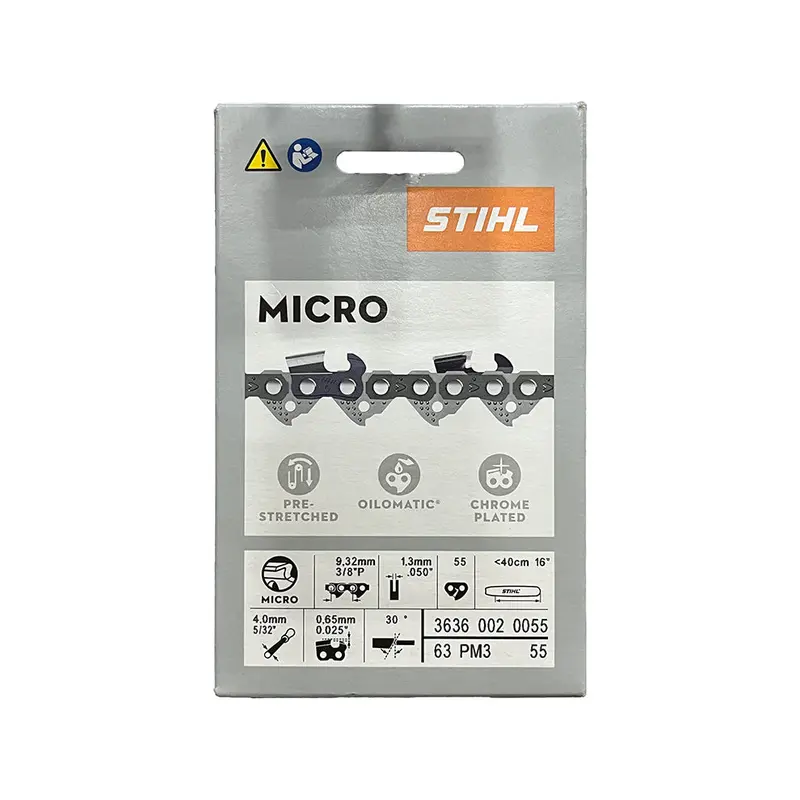 Stihl 63Pm355E Chainsaw Chain — 3/8" Pitch, 0.050" Gauge, 55 Drive Links 1