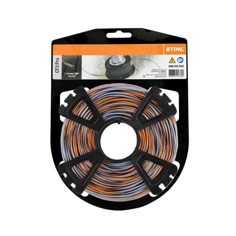 Stihl Cf3 Pro Heavy-Duty Trimmer Line – 0.095 In. X 229 Ft. Reinforced Polyamide (0000 930 4303) 1
