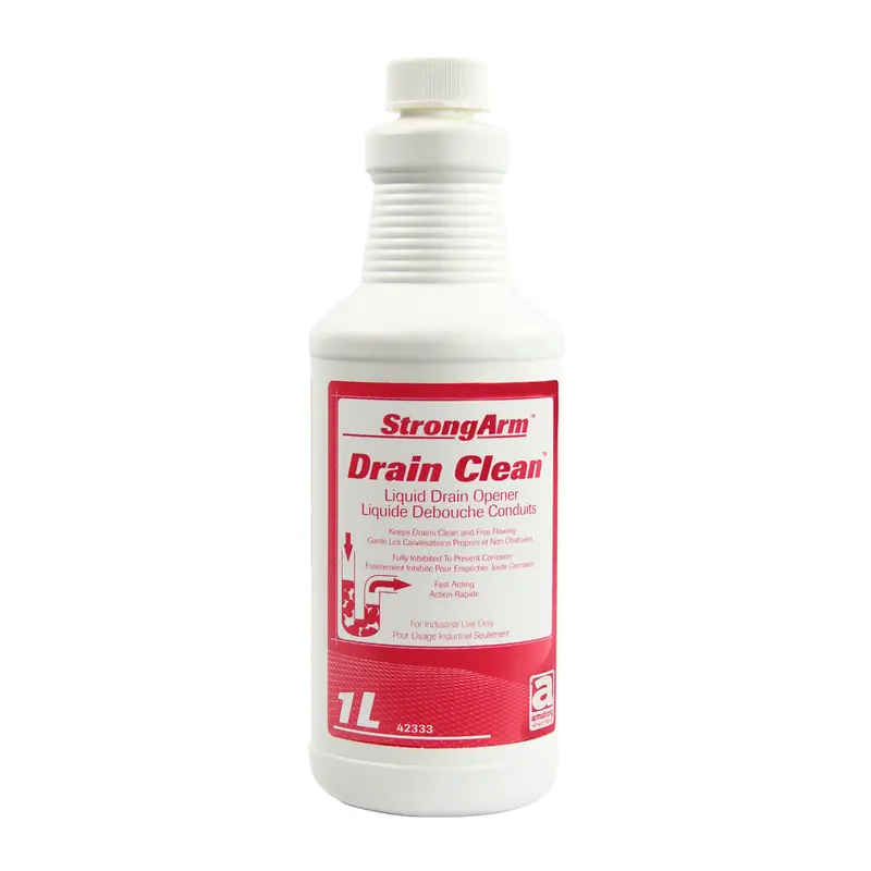 Strongarm Liquid Drain Cleaner – 1-Litre Fast-Acting Formula For Clogs 1