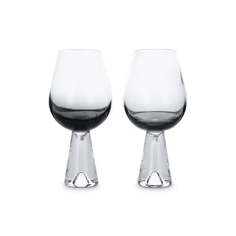 Tank Black Stemmed Wine Glasses (2-Piece Set) 1