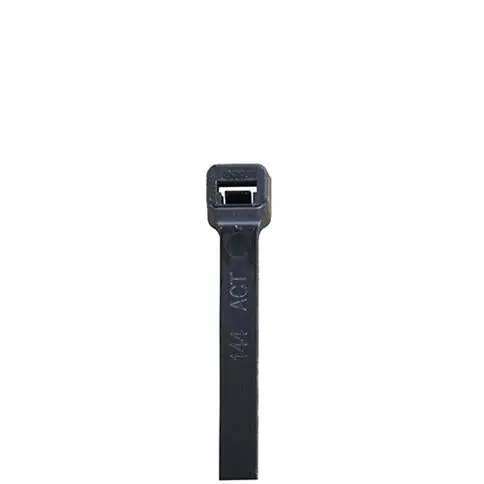 Techspan E111200C Heavy-Duty Black Cable Ties – 11", 120 Lb Strength, 100-Pack 1