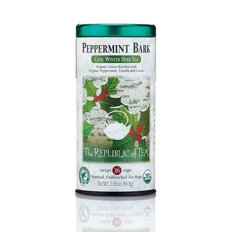 The Republic Of Tea Organic Peppermint Bark Herbal Tea Bags (36 Count) 1