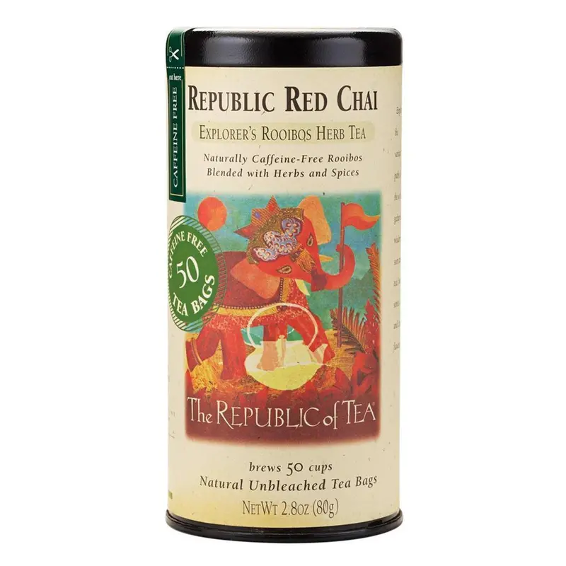 The Republic Of Tea Republic Red Chai Herbal Tea – 50 Count Sachets 1