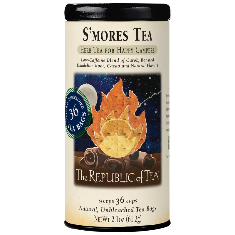 The Republic Of Tea S'Mores Chocolate Herbal Tea – Low-Caffeine, 36-Pack 1