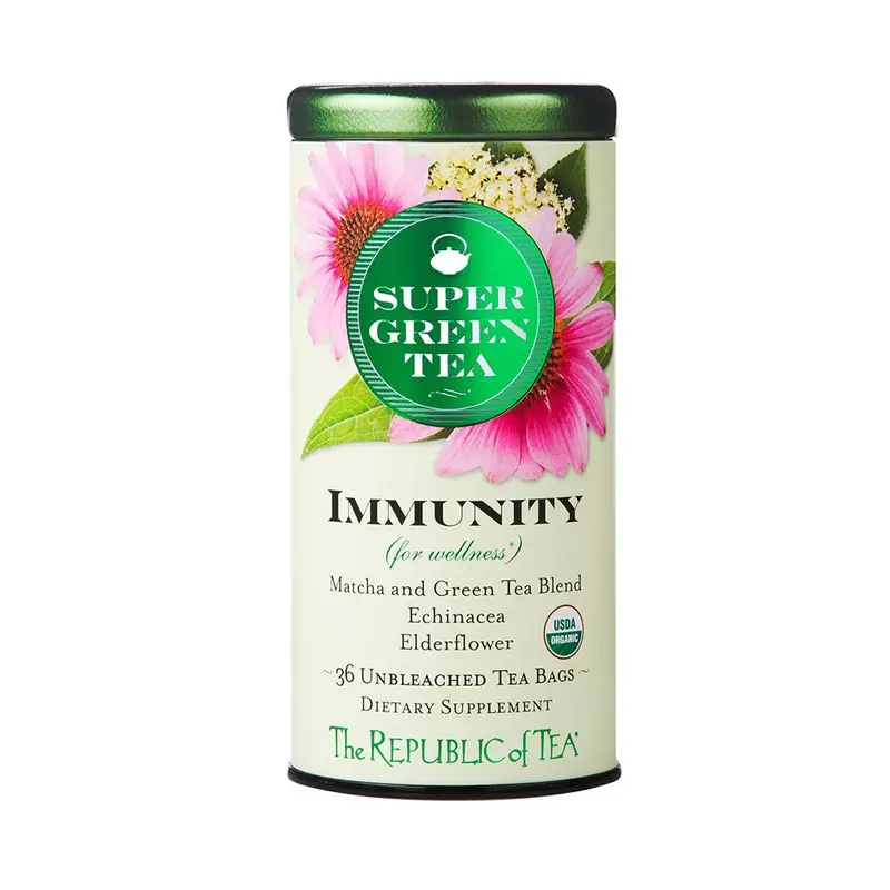 The Republic Of Tea Super Green Immunity Herbal Tea Blend 1