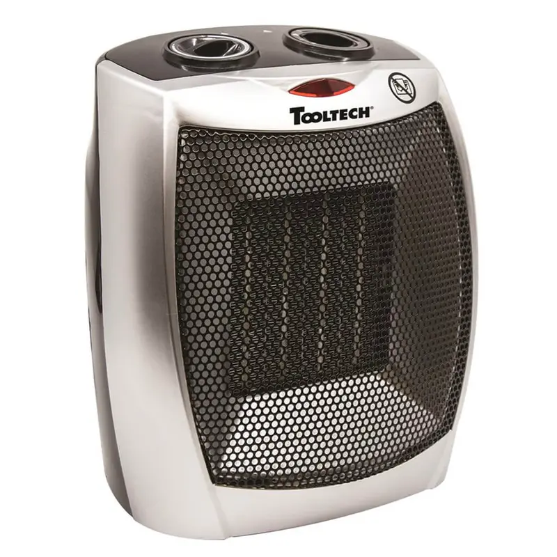 Tooltech 1500W Ceramic Electric Space Heater For Garages And Workshops 1