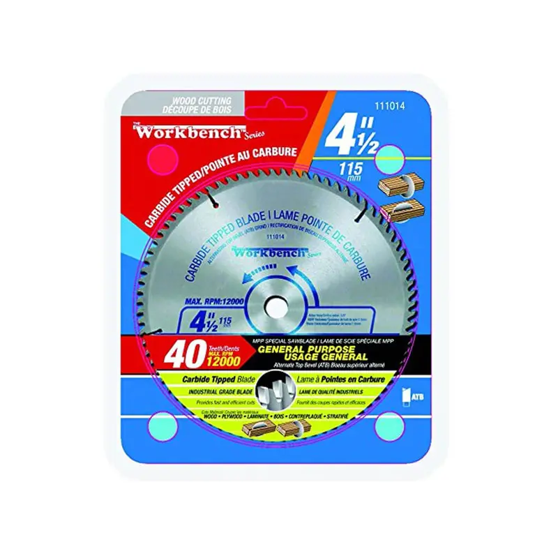 Tooltech 4.5-Inch 40-Tooth Carbide Saw Blade – Ripping & Framing Use 1