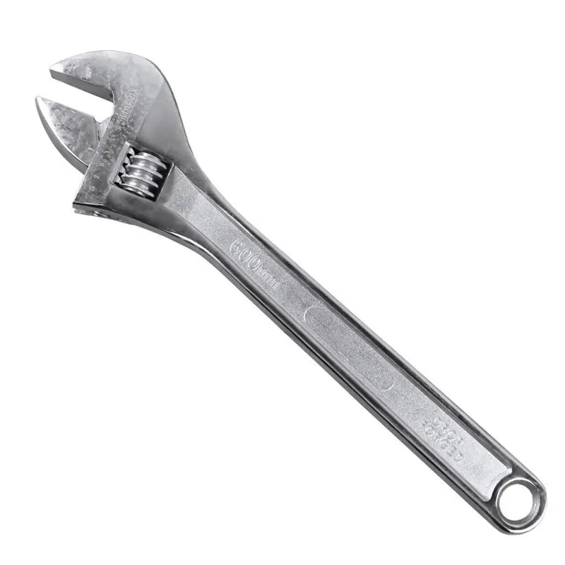Tooltech 702608 24" Adjustable Wrench — Heavy-Duty Forged Steel 1