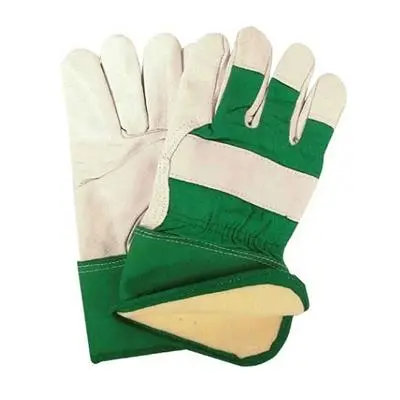 Toolway Foam-And-Fleece Lined Palm Leather Work Gloves 1