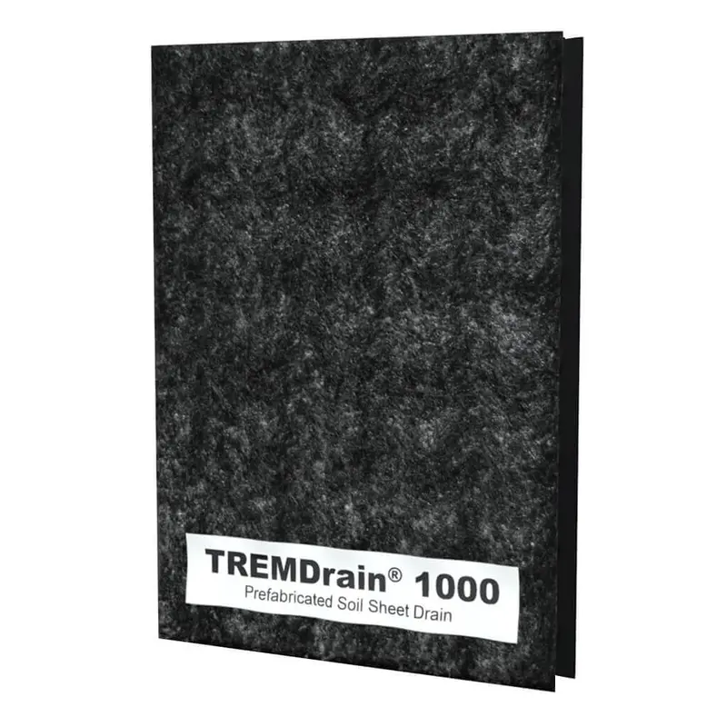 Tremco Tremdrain 1000 Drainage Board – 4 Ft × 50 Ft Multi-Composite Protection Membrane 1
