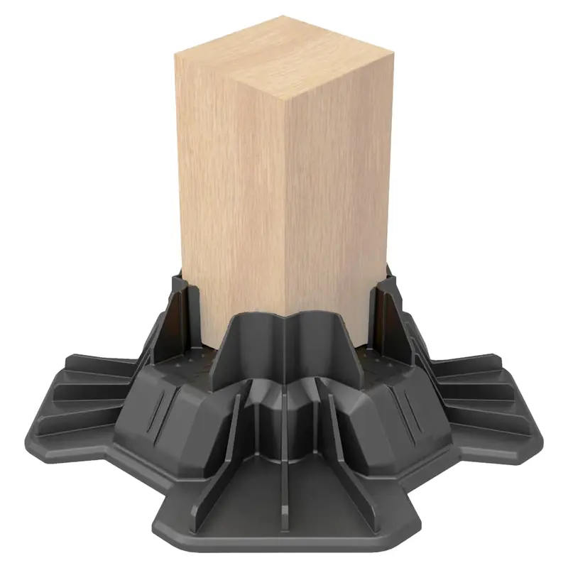 Tuffblock Foundation Deck Support – 12 In × 12 In × 3.5 In Concrete Block 1