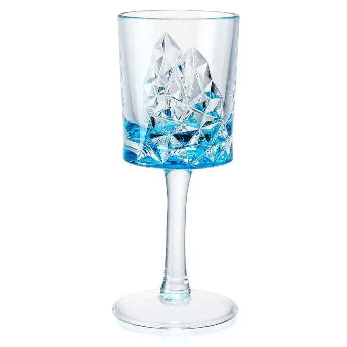 Turquoise Glacier 8-Ounce Stemless Wine Glass 1