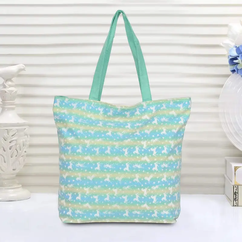 Unicorn-Themed Women'S Tote Bag With Adjustable Shoulder Strap 1