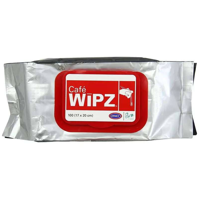 Urnex Cafe Wipz – Pre-Moistened Coffee Machine Cleaning Wipes 1