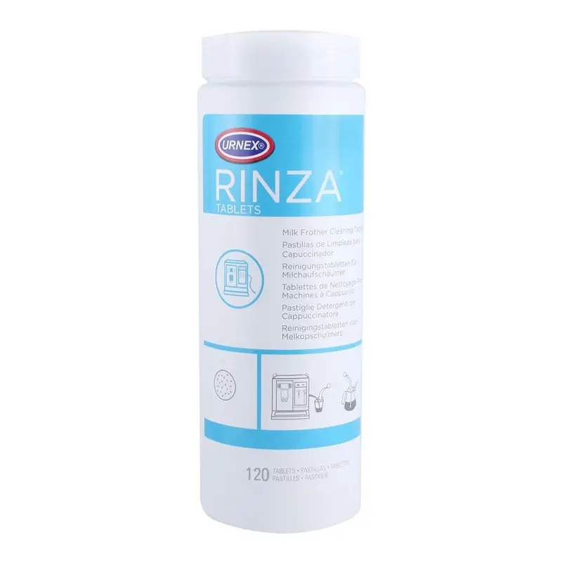 Urnex Rinza Milk Frother Cleaner Tablets – 120-Count Jar 1